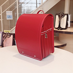 no.7牛革ボルサ ベーシック 赤